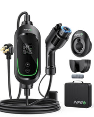 INFGO Level 2 EV Charger 40A powering faster home charging for compatible BEVs