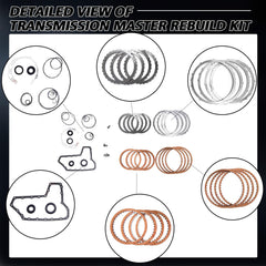 Gaskets and seals included for precise fit and leak prevention