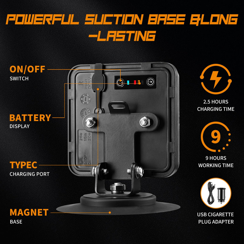inhtgeas IP67 waterproof trailer lights endure rain, dust, and extreme temperatures