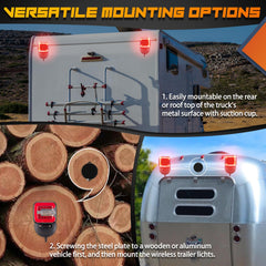 inhtgeas ultra-bright led beams improve visibility for braking and turning.