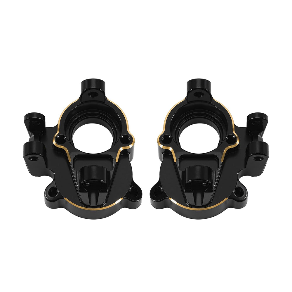 INJORA brass steering knuckles cap for 1/18, added weight improves stability.