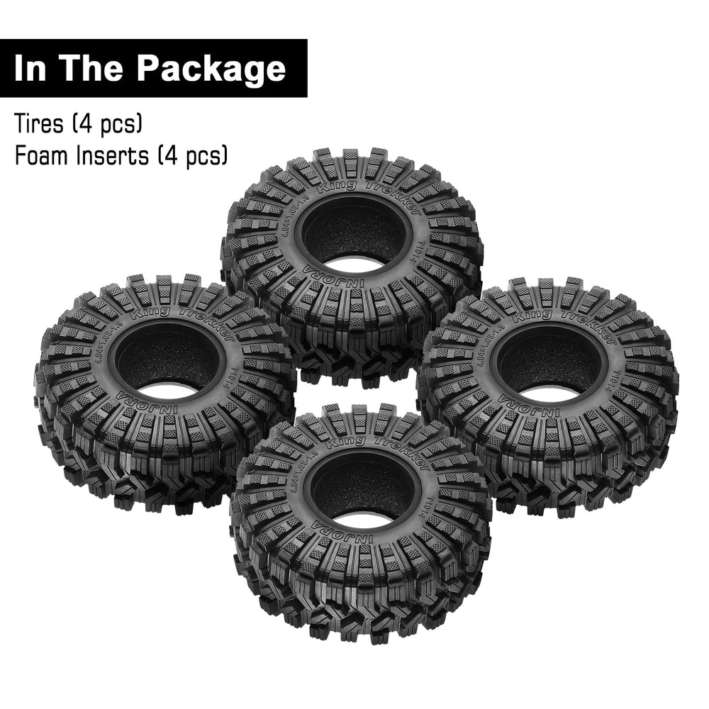 Uniform tread contact for smoother, stable handling during climbs.