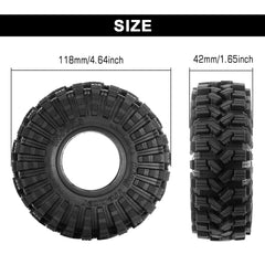 Aggressive side lugs boost side-bite on uneven, rocky terrain.