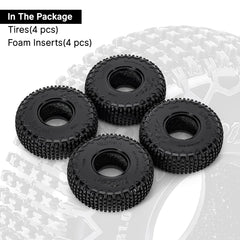 INJORA S5 pin tire test on obstacle course, reliable grip.