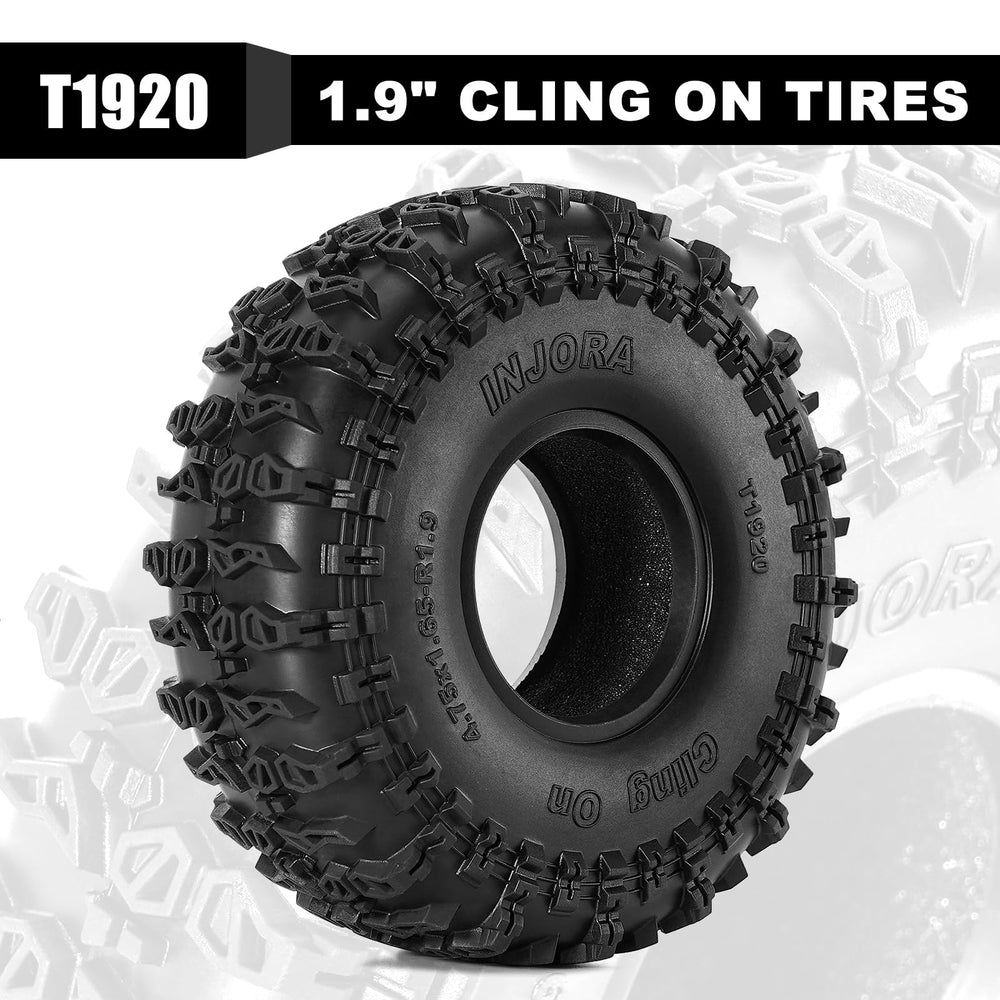 INJORA S5 sidewall detail emphasizing durability and consistent performance.