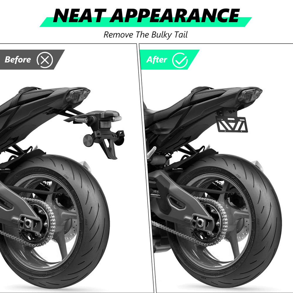 INKUDRI Ninja 650 back welds reduce vibration for smoother ride.