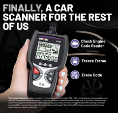 Innova 5110 code scan display shows live trouble codes for fast diagnostics.