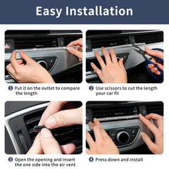 INSAUTO vent trim compatible with most straight vents, not curved.