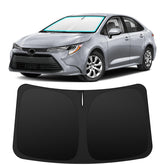 INSAUTO Corolla sunshade front-fit aligns with windshield for full coverage and protection