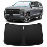 INSAUTO custom-fit windshield sun shade for Suburban front windshield, blocks heat for a cooler drive
