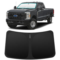 INSAUTO Ford truck sunshade offers custom front window coverage for cooler interiors.