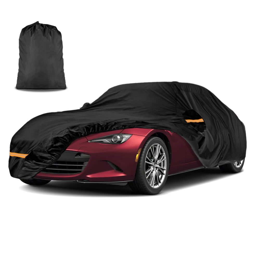 INSAUTO Mazda MX-5 Miata cover front view protects from sun and rain.