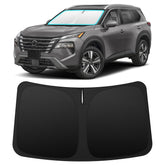 INSAUTO Nissan Rogue front window sun shade with custom fit blocks heat and UV rays