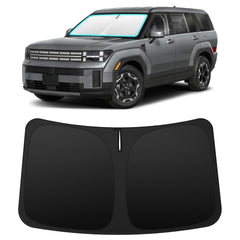 INSAUTO Santa Fe front window sunshade for full coverage and secure fit.