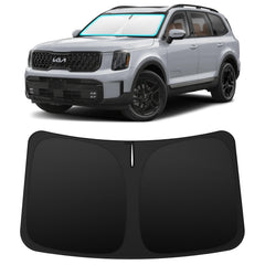 INSAUTO Telluride sunshade, custom fit, blocks heat and keeps cabin cool.