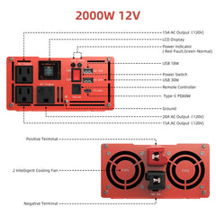 InsensVert remote controller with 20 ft cable for flexible placement.
