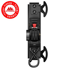 Integral Straps top or bottom anchor compatibility for versatile setup.