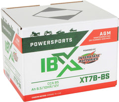 Interstate Batteries YT7B-BS dry-pack installation view for quick setup.