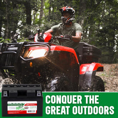 Interstate batteries packaging shows pre-mixed acid pack for simple, quick installation.