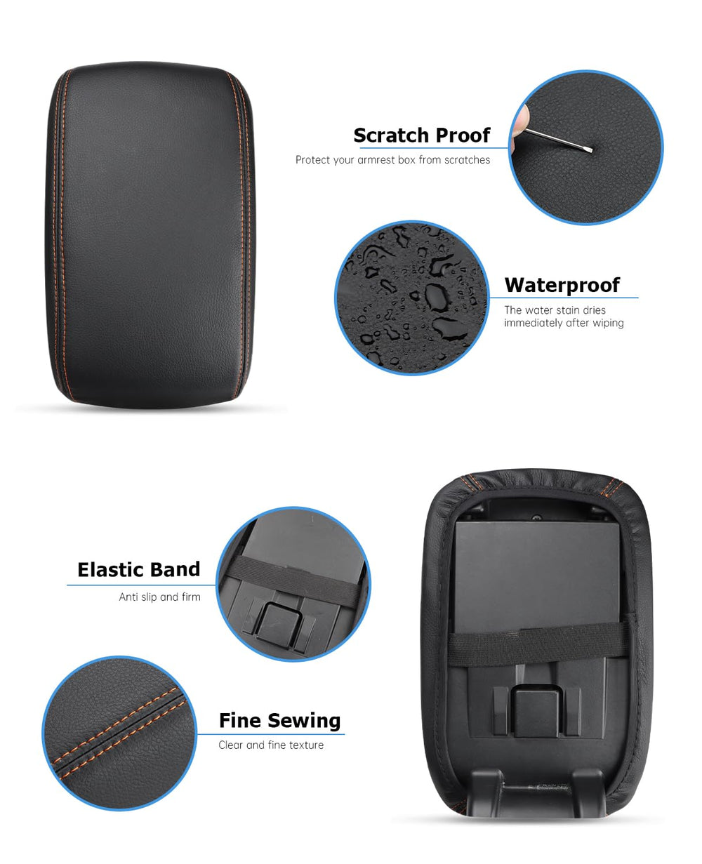 INTGET Crosstrek armrest cover dog-friendly seat view shows comfort during turns.