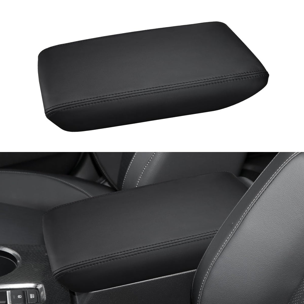 INTGET center console cover for 11th-gen Civic close-up showing precise fit