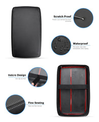 INTGET flat-design armrest cover preserves original look with wrinkle-free finish.