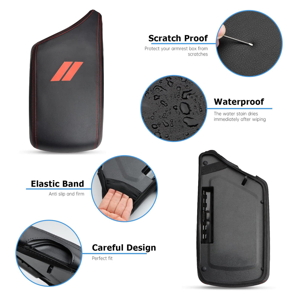INTGET Challenger armrest cover easy install with tool-free setup.