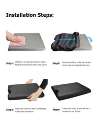INTGET dog-friendly armrest cover close-up highlights elbow comfort for riders and pets