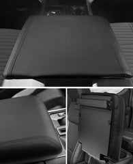INTGET dog-friendly armrest cover provides a comfy seat for pets.