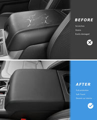 INTGET armrest top lid cover fits 2015-2020 models and keeps interior clean.