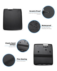 INTGET Ford F-150 40/20/40 jump seat side view demonstrates full lid coverage
