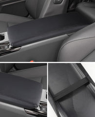INTGET leather armrest pad for Camry provides a comfortable grip during drives.