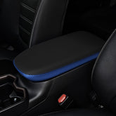 INTGET RAV4 center console cover close-up texture and snug fit that protects surfaces.
