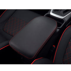 INTGET interior protection red armrest cover guards against scratches and spills.