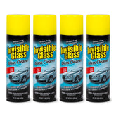 Invisible Glass premium aerosol glass cleaner on car windows for a streak-free shine