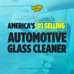 Invisible Glass safe on mirrors and chrome for streak-free shine.