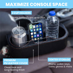 IOKSCTER middle-slot for phone keeps your device within easy reach.