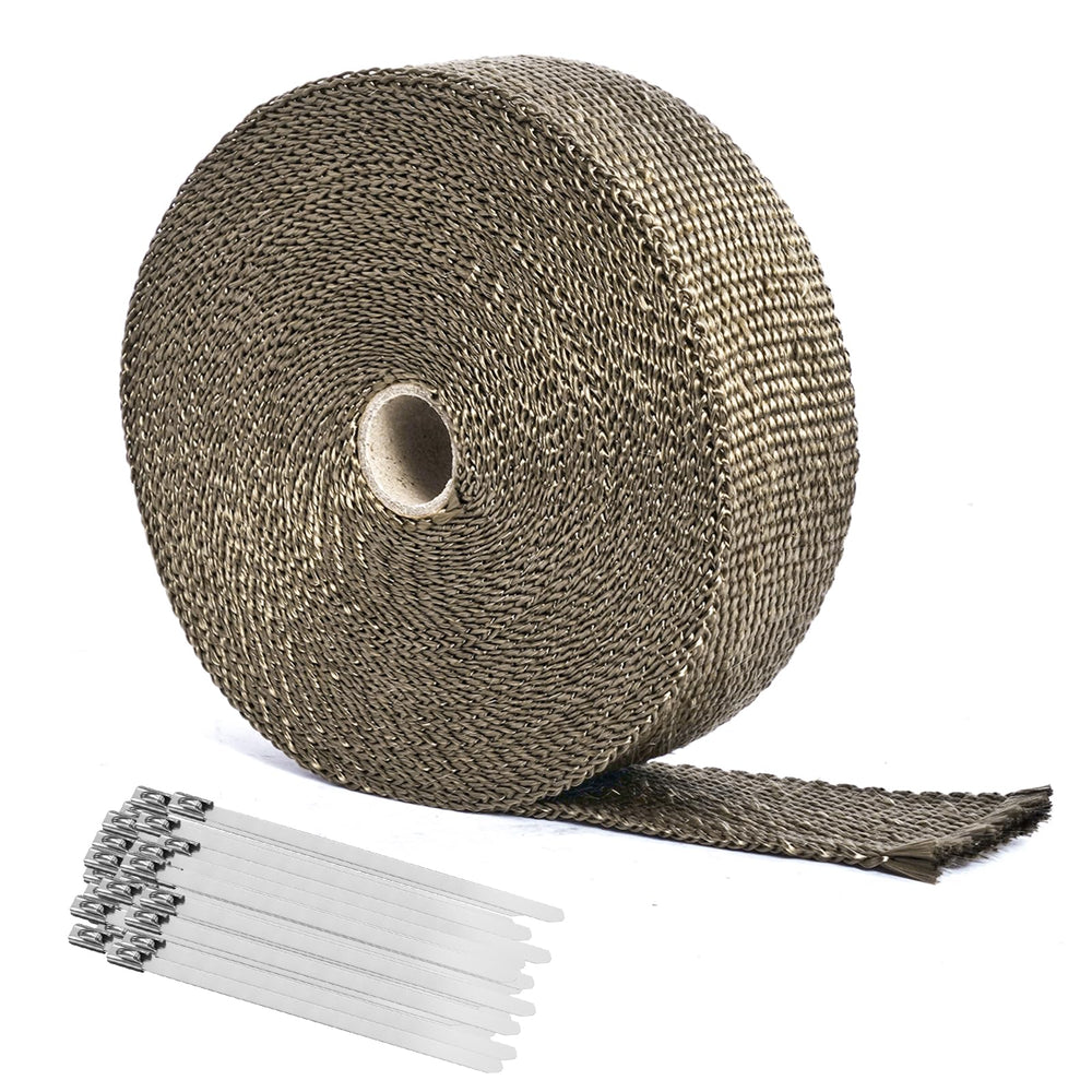IONCAT exhaust wrap 2in x 50ft on pipe for heat management