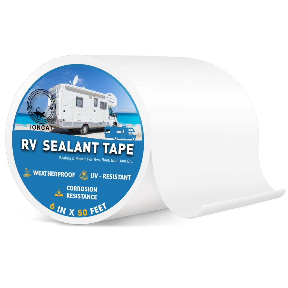 IONCAT RV roof sealant tape roll ready for quick leak sealing