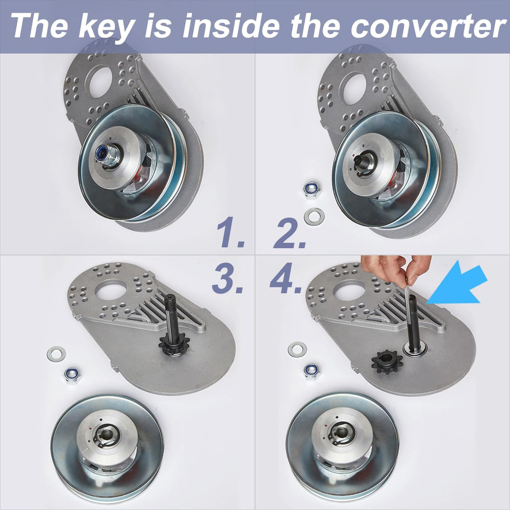 IPARTS EXPERT torque-converter kit supports smooth acceleration for go-karts