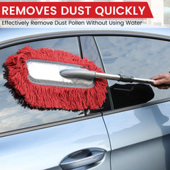 IPELY interior duster with wax cotton fibers for dashboards and vents