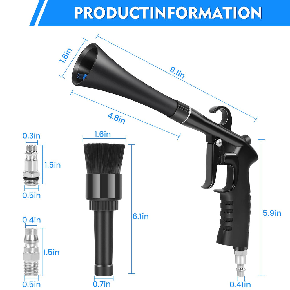 IPELY ergonomic pistol grip designed for comfortable extended sessions