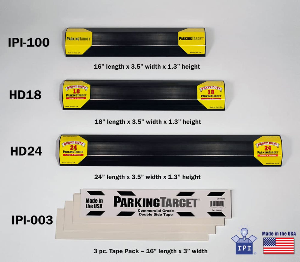 IPI ParkingTarget one per box simplifies selection and storage.