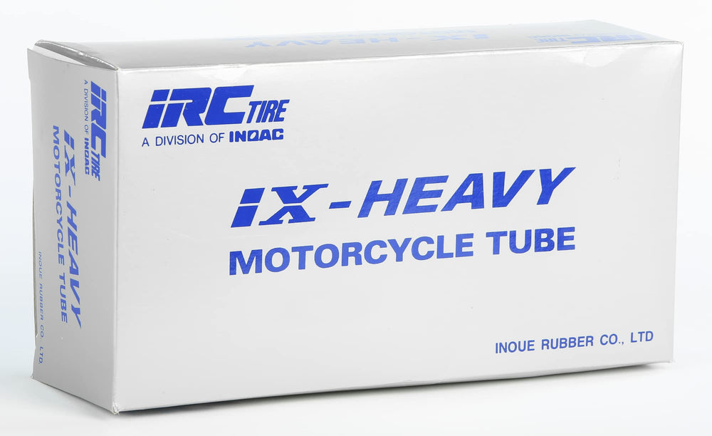 IRC 80/100-12 tube with strong valve stem for reliable inflation.