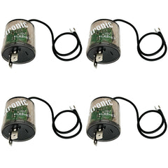 iRhapsody 2-pin 12V LED flasher relay front view for automotive turn signals.