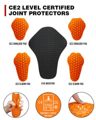 IRON JIA'S two zippered pockets provide secure storage on commutes.