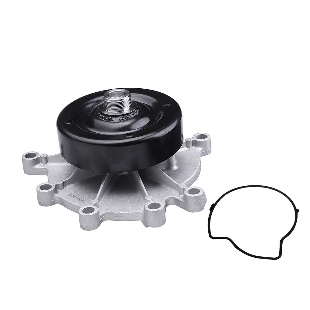 IRONTREE AW7163 water pump kit front view showing sturdy build for Dodge engines