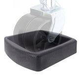 iSaddle dual wheel dock supports 6-inch jacks, delivering stable ground contact on uneven surfaces.