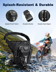 ISEYOU thigh bag adjustable straps ensure a secure, comfortable fit