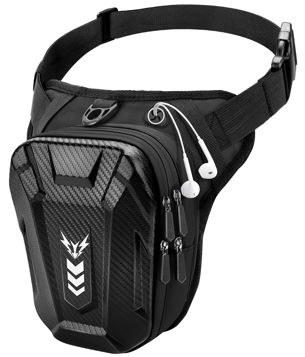 ISEYOU thigh bag with EVA shell provides durable protection during rides
